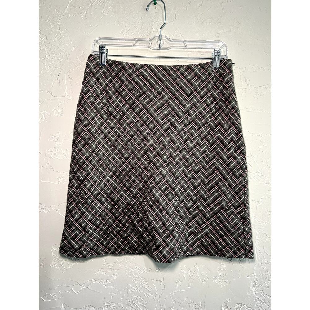Paul Harris Design‎ vintage plaid wool skirt womens 10 academia twee old money